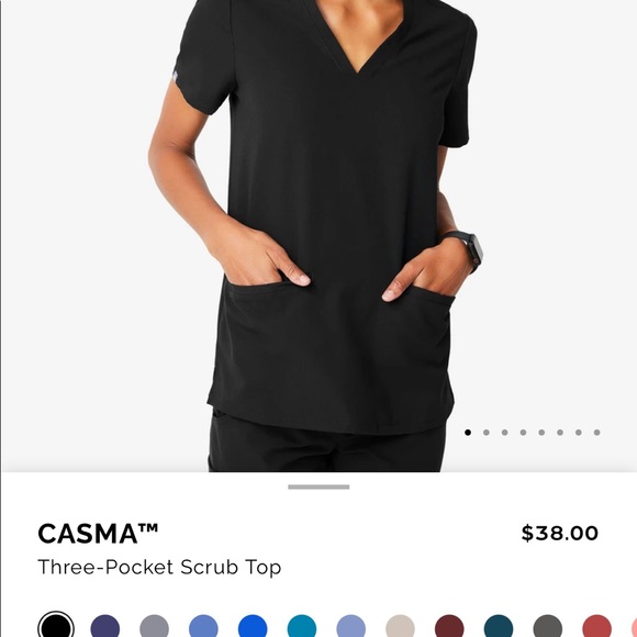 Figs Casma Three Pocket Scrub Top